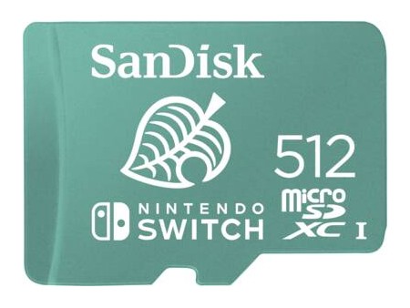 microSDXC 512GB UHSI card for Nintendo Switch